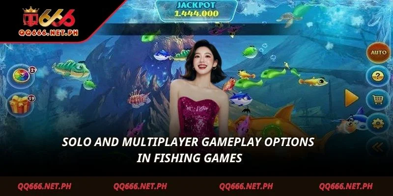 Solo and multiplayer gameplay options in Fishing Games