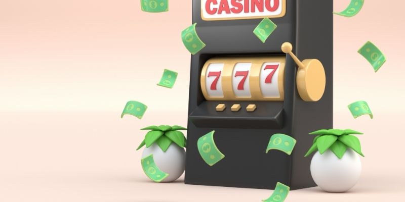 Mobile view of augmented reality slots at 747LIVE showing player interaction with floating bonus icons.